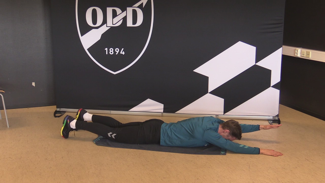 Liggende supermann ben eller arm Niva 1.MP4